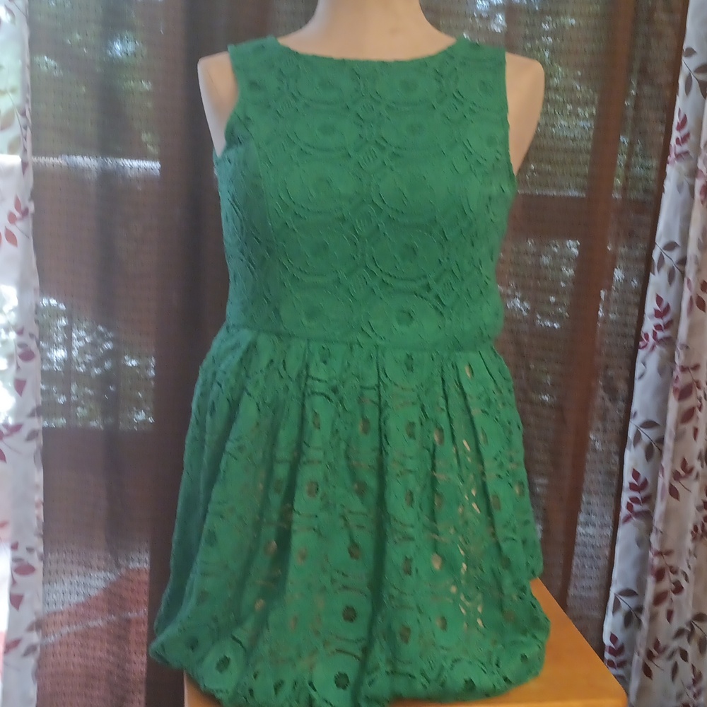 Green dress